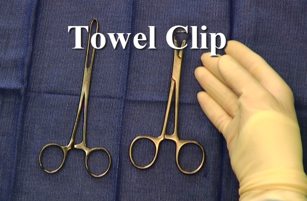 Surgical Instruments Towel Clip The Towel Clip To The Allis
